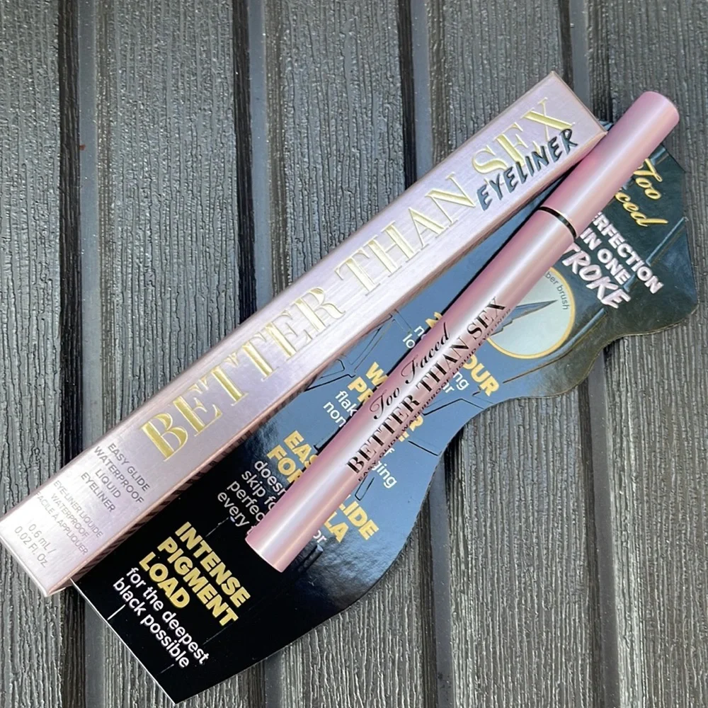 Too Faced - Better Than Sex Waterproof Liquid Eyeliner - Deepest Black